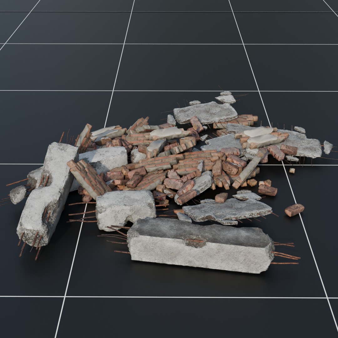 Concrete Rubble Set_V6